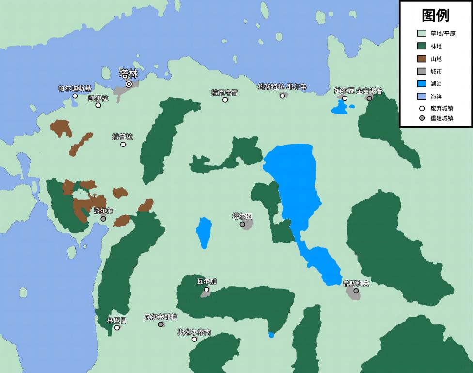 地图（无格子）