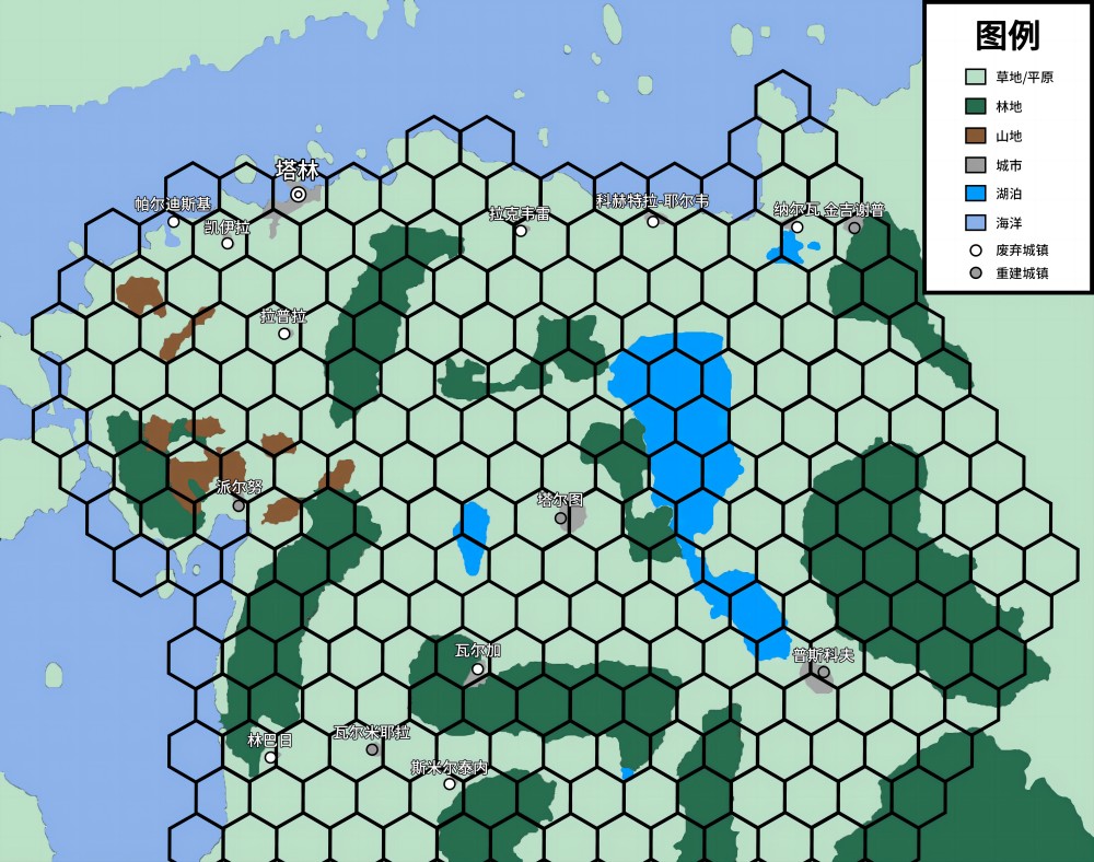 地图（有格子）