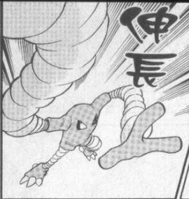 伸长手臂的沙瓦郎