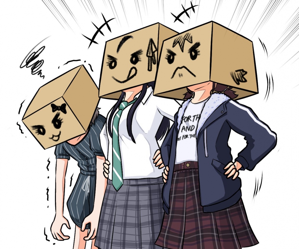 纸箱子战队三人组