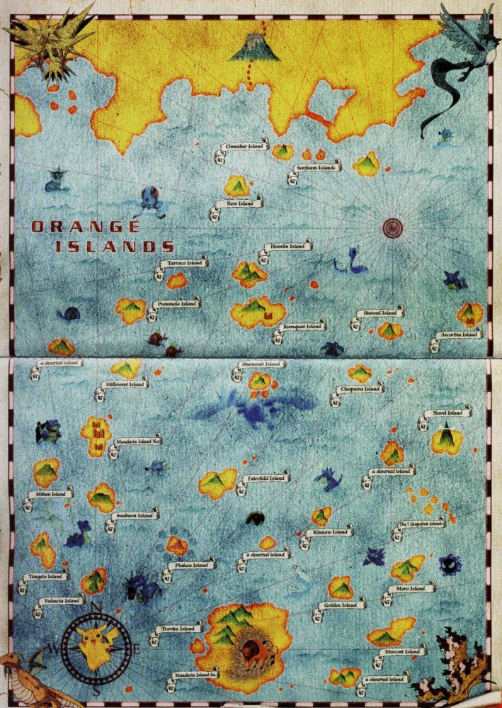 橘子群岛地图